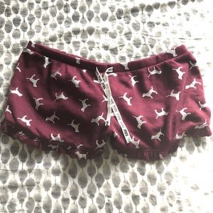 Never worn PINK sleep shorts